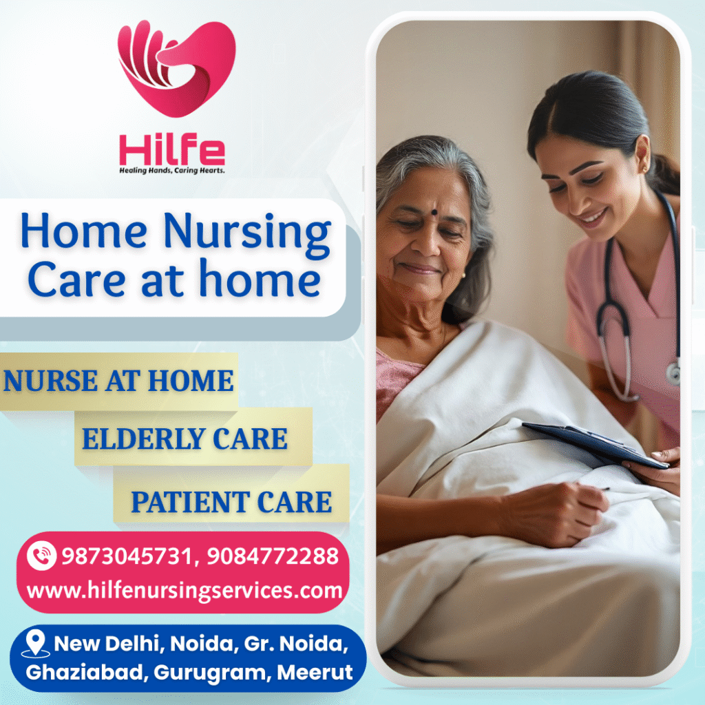Home nursing care services at home