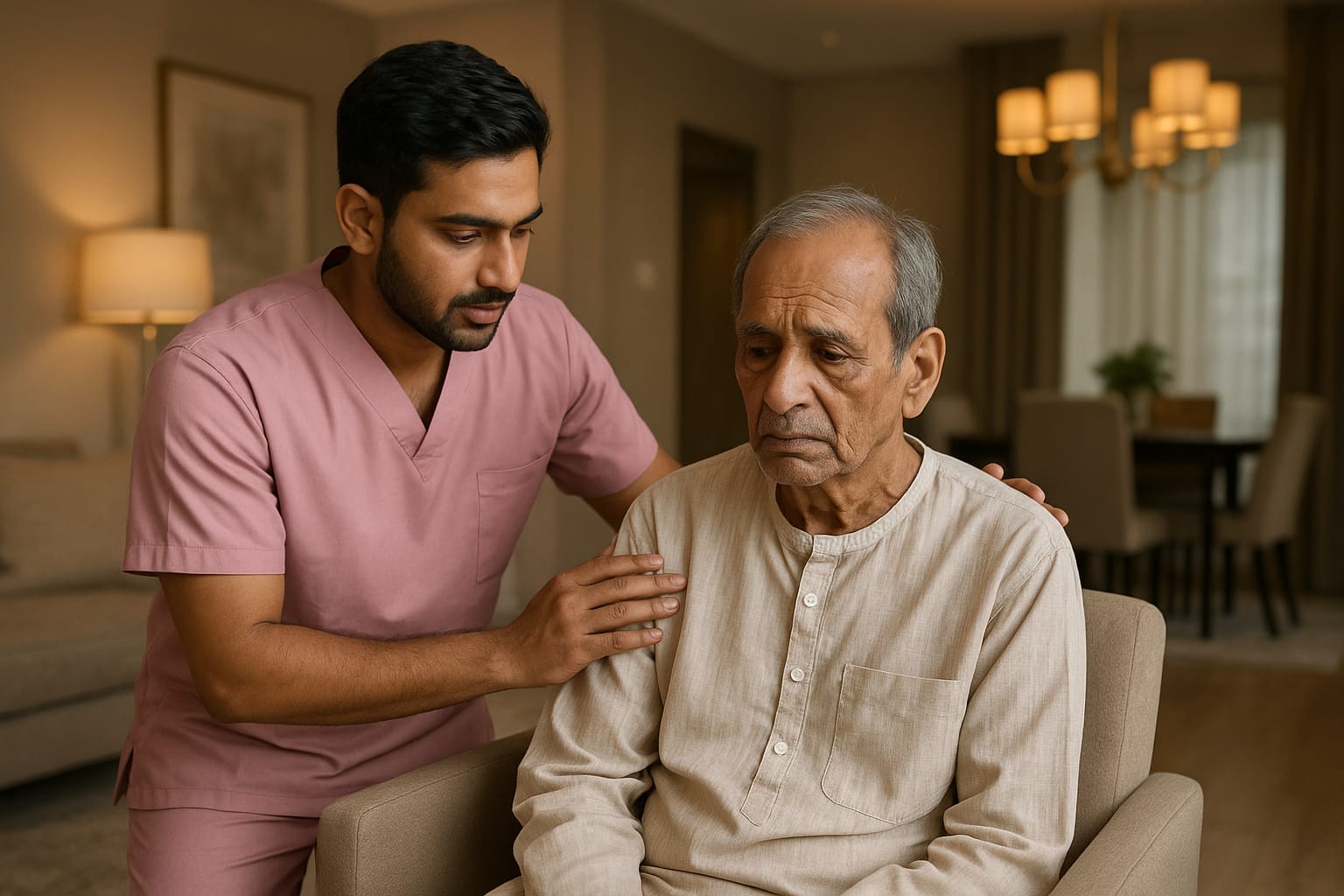 Patient care attendant at home